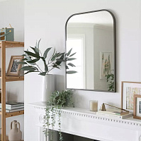 Зеркало Арка в МДФ раме 2 графит — фото 1