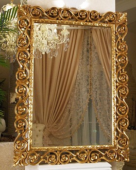 Зеркало в раме «Бергамо» 20C. Gold/8